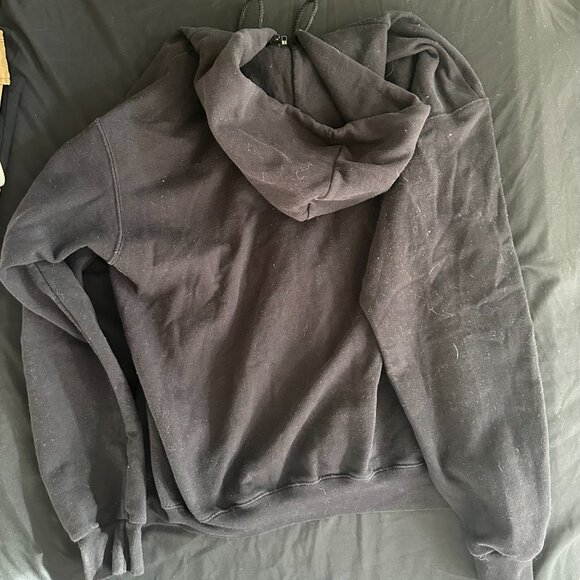 ECO Authentic Hoodie Large Black Full Zip WCST Gator Sweatshirt Men’s-A317 - Picture 2 of 6